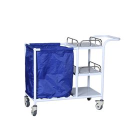 Reinigungs-Krankenhaus-Wäscherei-Laufkatze, bewegliche Edelstahl-Krankenhaus-Laufkatze
