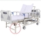 Das 4 Gießmaschinen-drehen elektrisches Krankenhaus-Bett mit Seitenschienen um