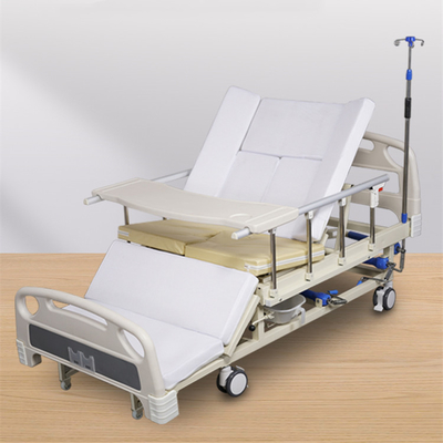 Hauptparalyse-Krankenhaus-manuelles Bett-Drehenaufzug-justierbares Krankenhaus-Bett
