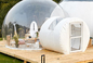 Rundes recyclebares aufblasbares transparentes Zelt Blasen-Zelt-Durchmessers 15m im Freien